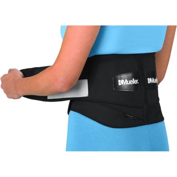 MUELLER Sports Medicine Adjustable Lumbar Back Brace with Removable Pad, Back - Picture 6 of 7